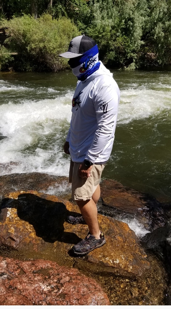 Long Sleeve Solar Hoody Shirt White