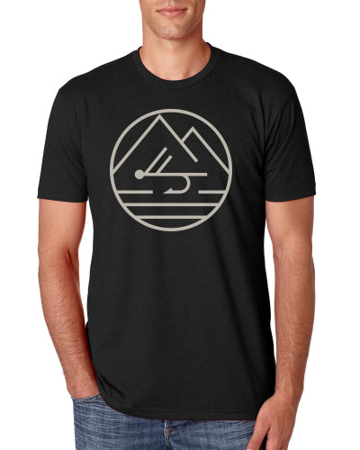 Mountain Waters T-Shirt Black